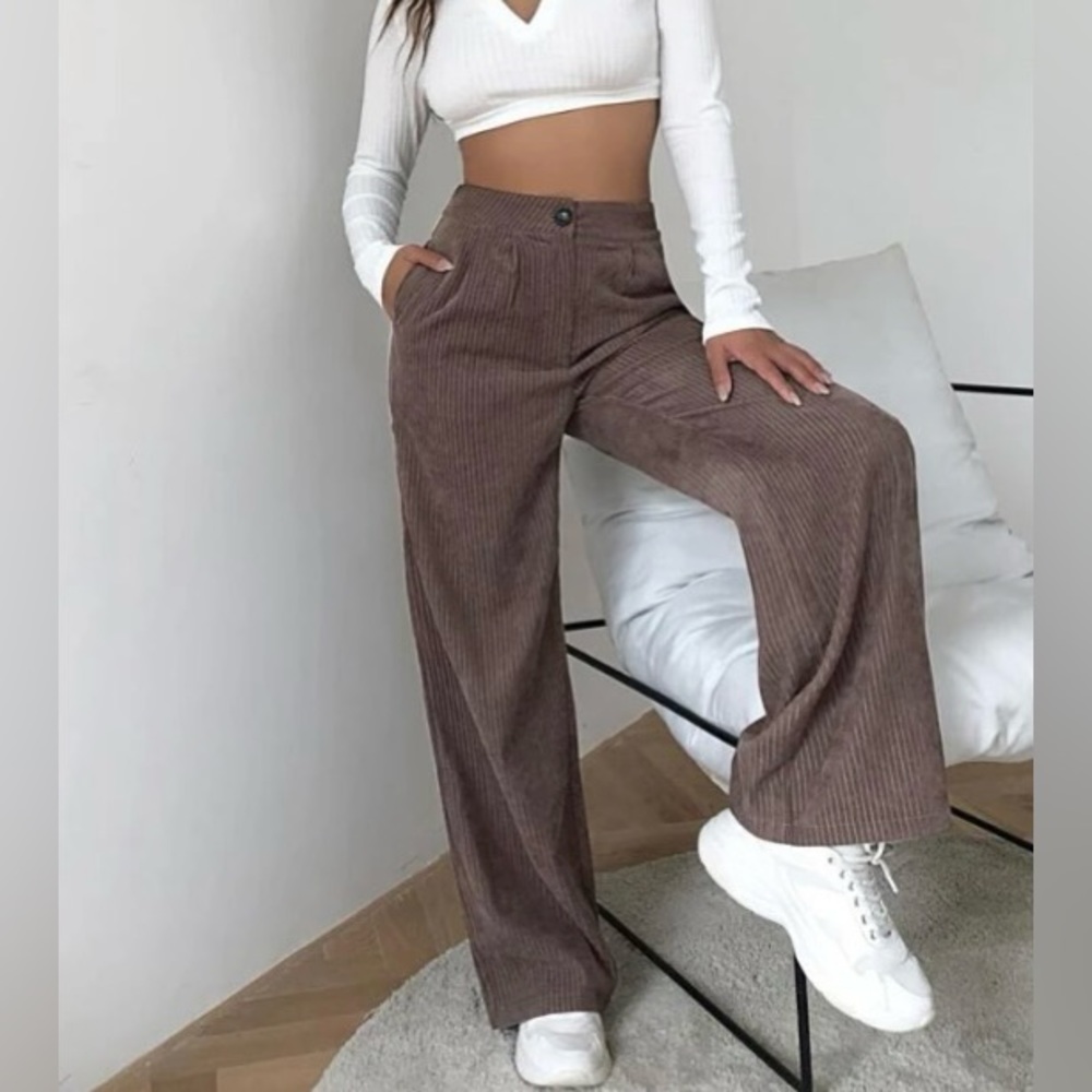 Corduroy 70’s Flare High Waisted Pants